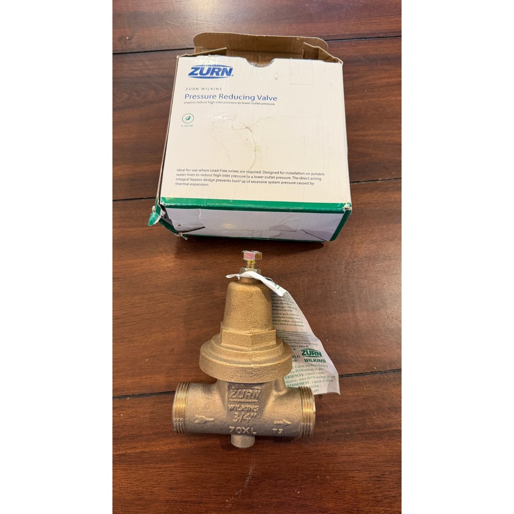 Zurn Wilkins 70XL Pressure Reducing Valve 3/4 Inch Lead Free Bronze 70XLDULU